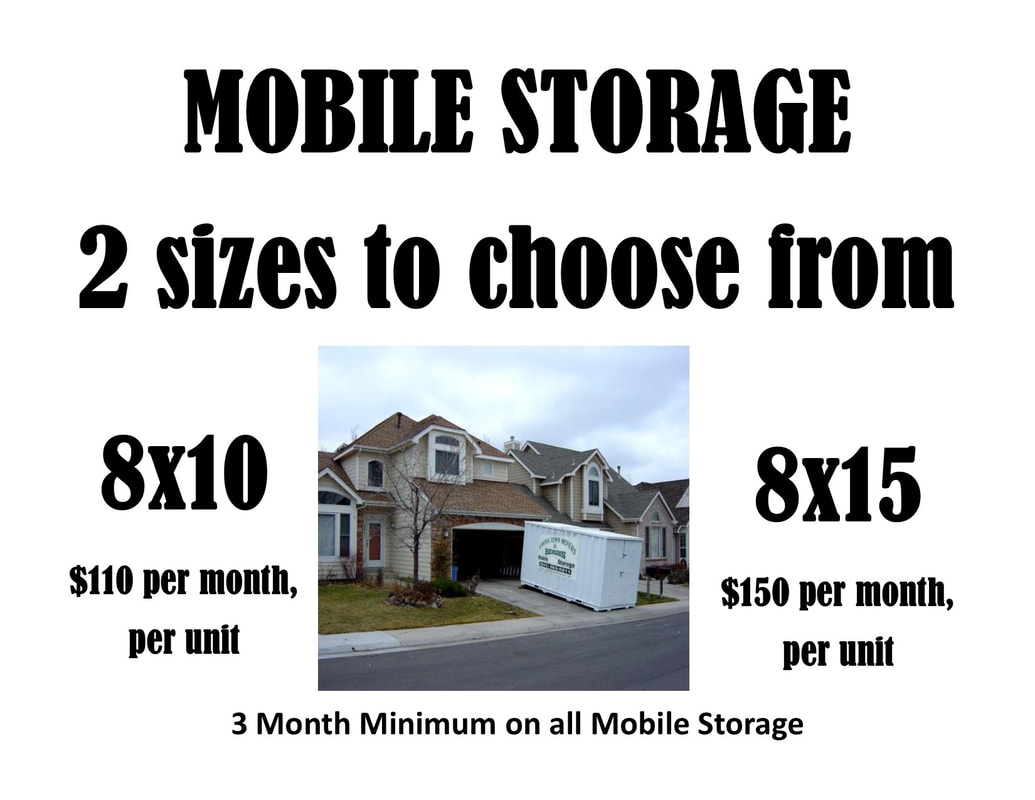 Eugene Mobile Storage prices graphic